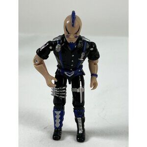 1986 Lanard Corps Whispering Willie Mohawk Vintage Action Figure Purple & Black